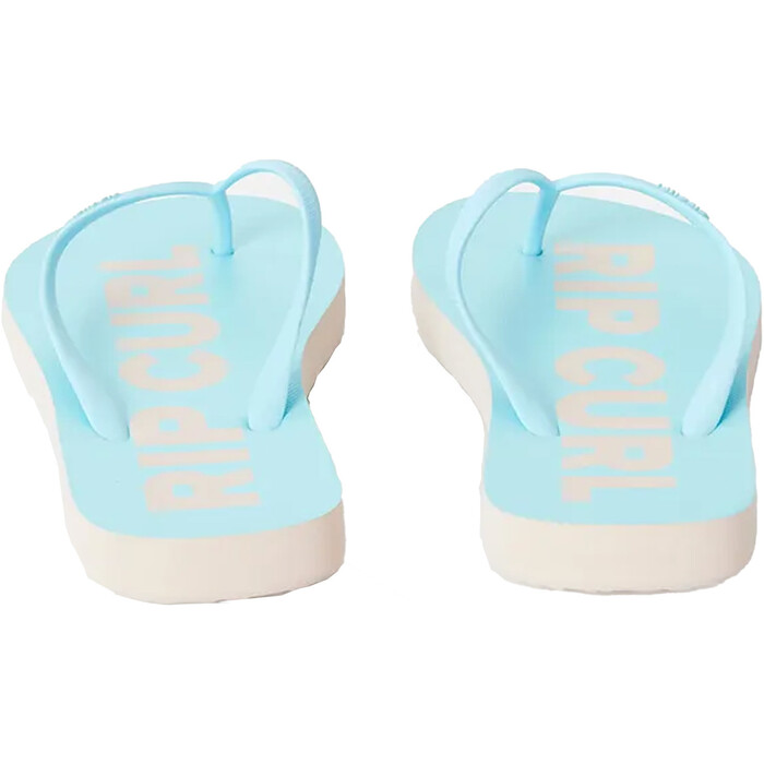 2024 Rip Curl Mujer Classic Surf Bloom Open Toe Flip Flops 16FWOT - Sky Blue